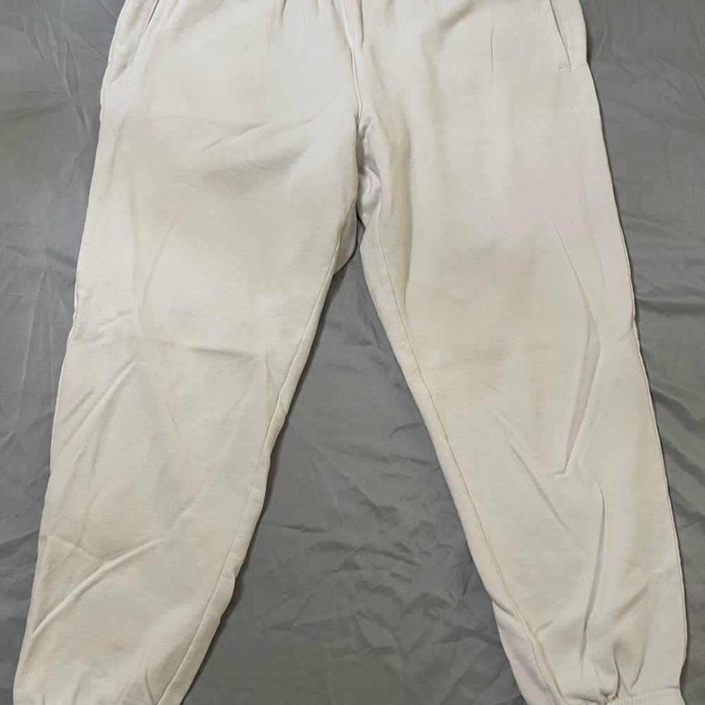 GAP White Jogger Pants